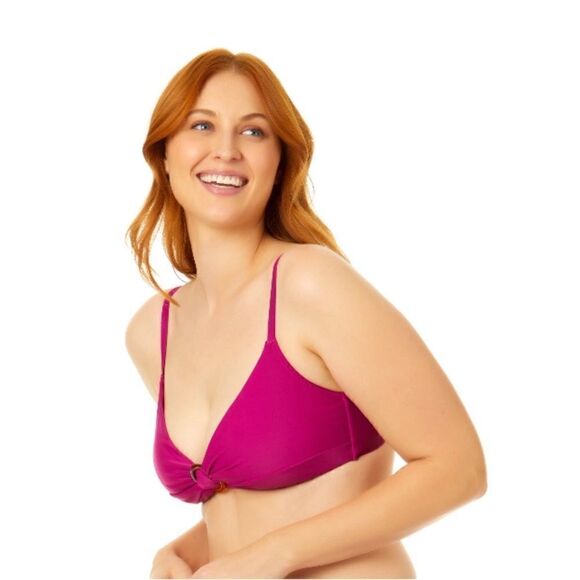 Swim Top & Mid Rise Split Skirt Bikini Bottom Swimsuit Bathing Suit Size 3X - Picture 10 of 16